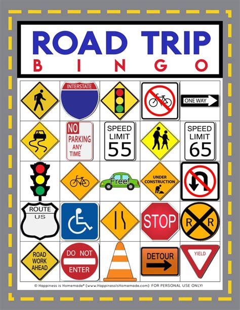 printable road trip games  adults