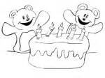 birthday party coloring pages