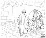 Coloring Pentecost Pages Preaching Getdrawings Peter sketch template
