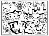 Graffiti Coloring Pages Letters Characters Swag Cartoon Colouring Print Adults Sheet Printable Color Letter Spray Paint Getcolorings Book Popular Getdrawings sketch template