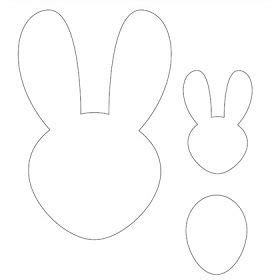 rabbit face template animal templates easter templates face template