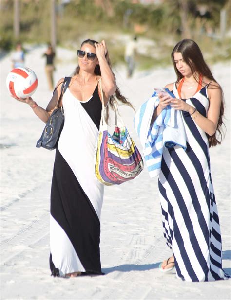 anais zanotti and nicole caridad in bikini on the beach in miami