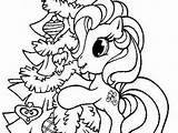 Coloring Pony Little Pages Christmas Baby Getcolorings Printable Print Color Getdrawings sketch template