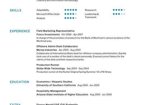 fresh graduate resume sample   resumekraft
