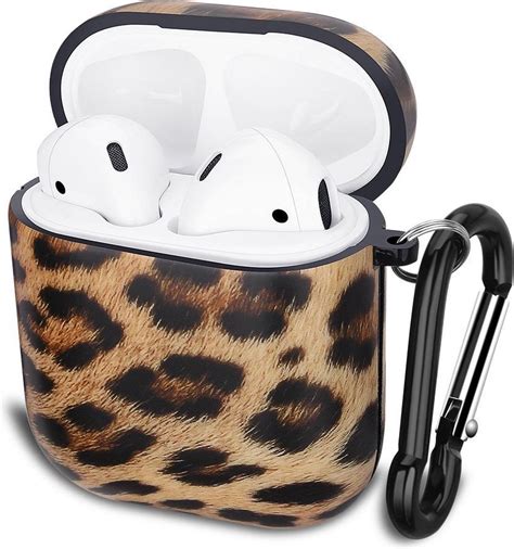 yono airpods hoesje hard case met clip leopard bolcom