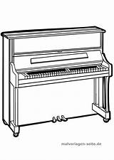 Klavier Malvorlage Ausmalbilder Musik Musikinstrumente Anklicken Bildes öffnet Malvorlagen Seite sketch template