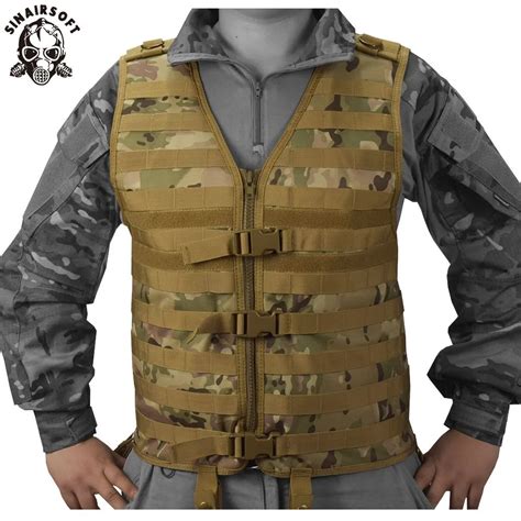 sinairsoft molle airsoft tactical vests vest camouflage vest army