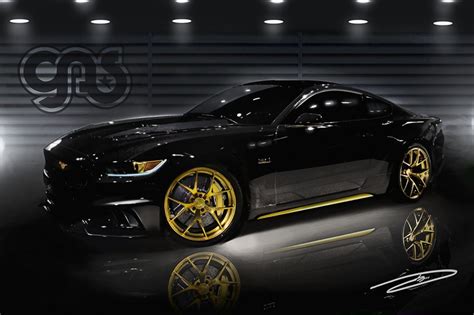 pair  modified  ford mustangs revealed    sema show