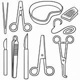 Surgical Drawing Forceps Vector Instruments Set Clip Illustrations Stock Shutterstock sketch template
