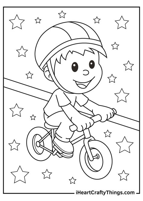 bicycles coloring pages updated
