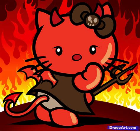 learn   draw devil  kitty devil  kitty characters pop