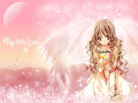 Anime Angel With Curly Brown Hair Anime Angels Photo