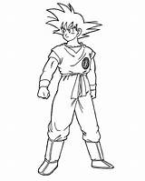 Goku Zamasu sketch template
