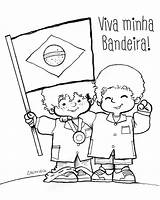Bandeira Atividades Bandeiras Ensino Fundamental Texto Hino Modadecor Ponto Alunos sketch template