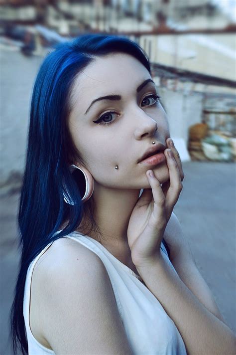 pin  tia white  color  happy cheek piercings dimple piercing