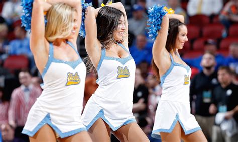 Ucla Cheerleader Falls From Top Of Pyramid Dropped By