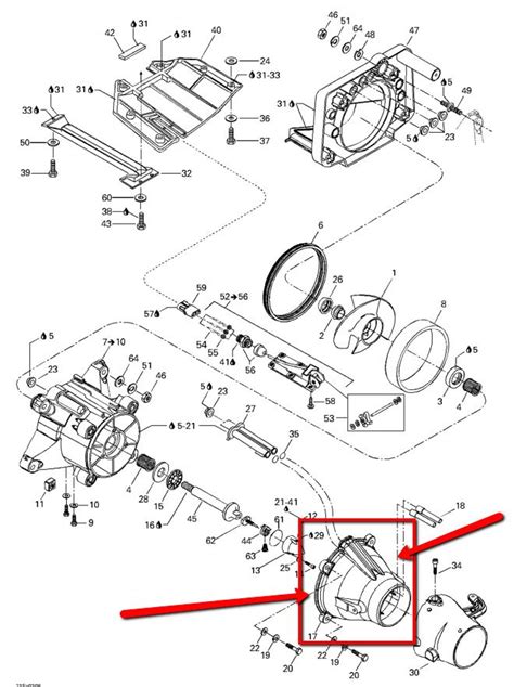 sea doo jet pump diagram