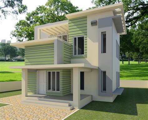 revit architecture modern house design  cad