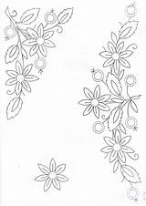 Embroidery Para Bordado Bordar Bordados Desenhos Dibujos Hand Em Riscos Mão Patterns Padrões Applique Floral Tipo Designs Flores Fractual Stitches sketch template