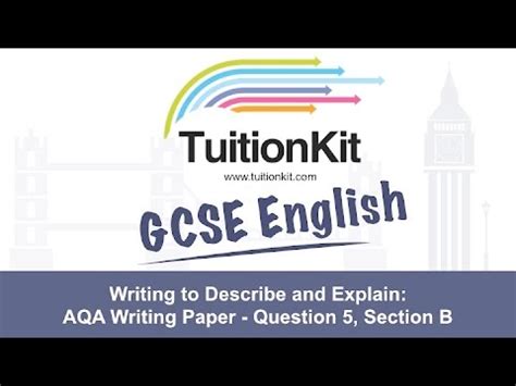 writing  describe  explain writing paper question  section