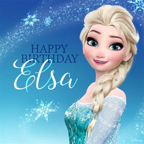 Happy Birthday Elsa Frozen Photo 39149299 Fanpop