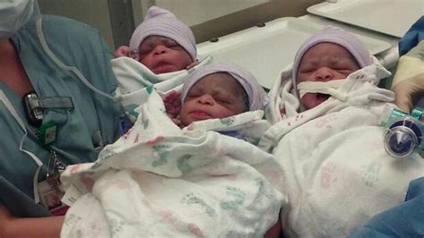 chakya miles of chicago gives birth to non identical triplets abc7