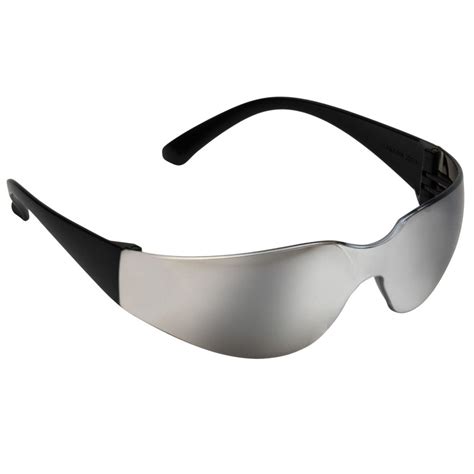 scratch resistant safety glasses eye protection black with silver