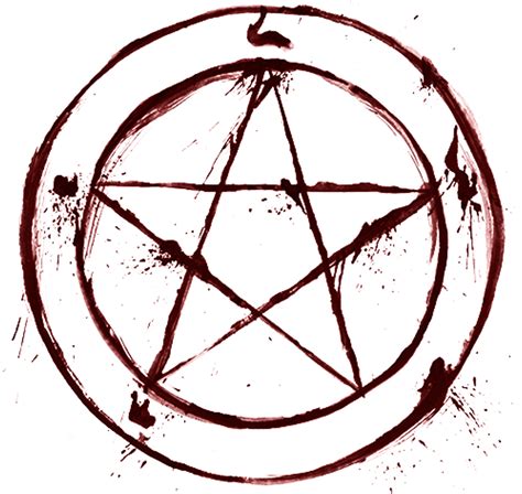 symbol blood bloody pentagram creepy cool png effects