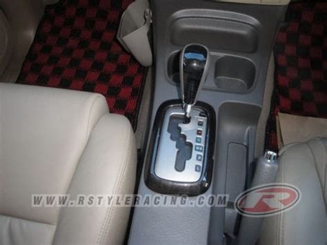 gear shift console cover carbon   fortuner  rstyle racing