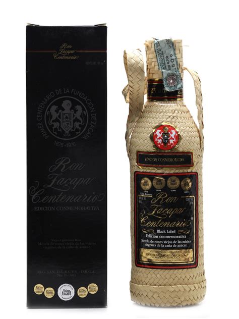 ron zacapa  anos black label centenario rum lot  buysell rum