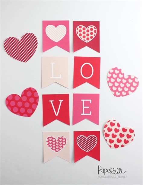 printable valentines day banners printables  mom