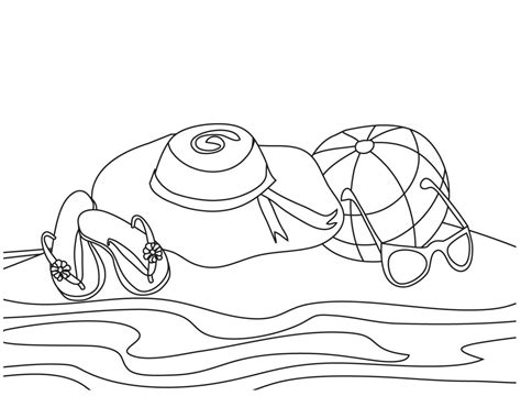 Coloring Pages Of The Beach Coloring Pages