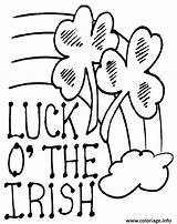 Patricks Crayola Luck Blessing Fois Imprimé sketch template