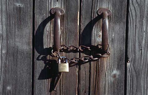 barred  locked door ritchies blog