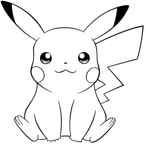 Pin By Seema Chhabra On Pokemon Coloring Pages Pikachu Coloring Page