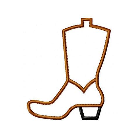 printable cowboy boot clipart