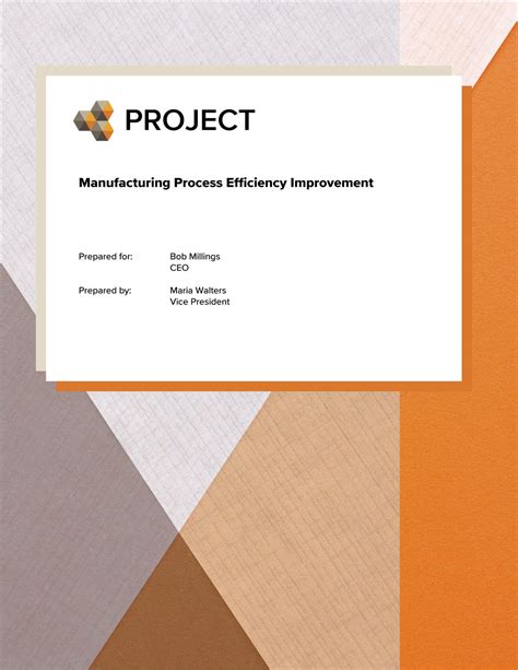 business proposal examples technical proposal process improvement