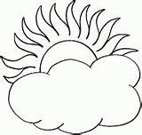Sun Coloring Cloud Hidden Half Cheeks Hearts Face Its Two Choose Board sketch template
