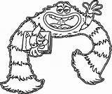 Monstros Monsters Sulley Getcolorings Wecoloringpage sketch template