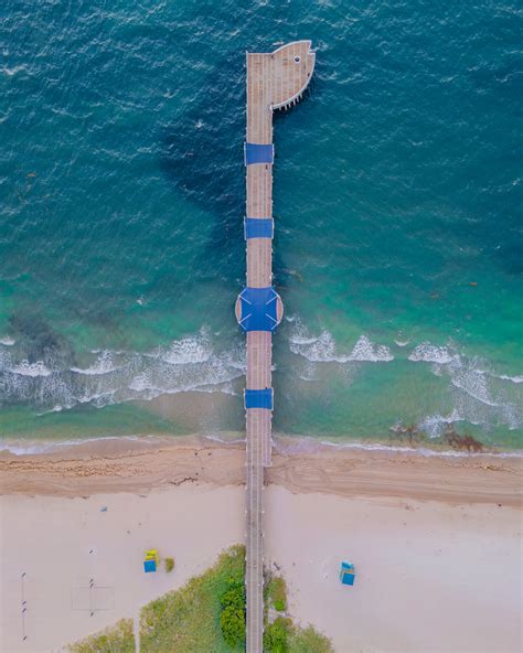 pompano beach pier drone shot dji mavic air  vic ros flickr