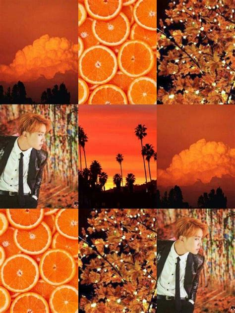 aesthetic orange wallpaper images