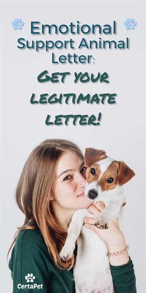 completely legitimate emotional support animal letter