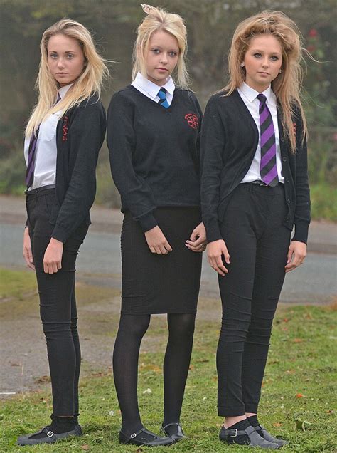 schoolgirls left in tears and feeling fat after teachers told them their trousers are too
