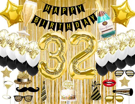 birthday party decorations  gold party supplies  etsy