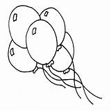 Coloring Pages Balloon Color Printable Popular Sheets sketch template