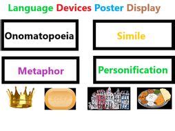 language devices poster display teaching resources