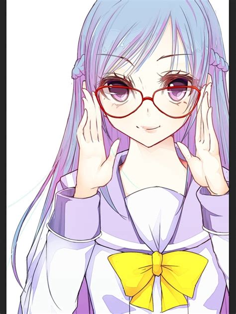 76 Best Images About Manga Art Glasses Girl On Pinterest