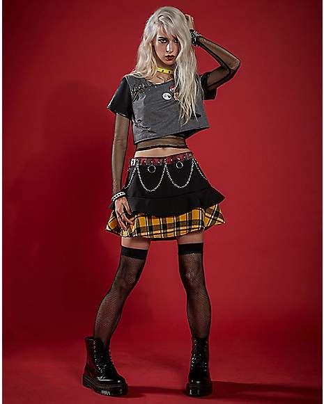 punk rock outfits female dresses images 2022