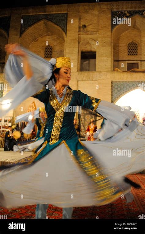 Uzbekistan Bukhara Nadir Devon Madrassah Folklore Show Traditional