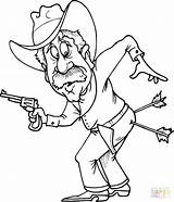 Cowboys Indianer Pfeil Ausmalbild Westen Wilder Ausmalen Bogen Pfeilen Basteln sketch template